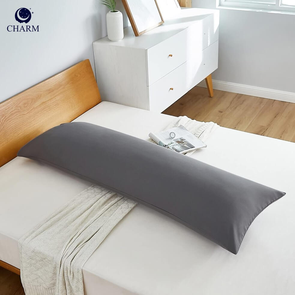 ปลอกหมอน BODY CHARM CUDDLE ขนาด 16 X 42 นิ้ว DARK GREY